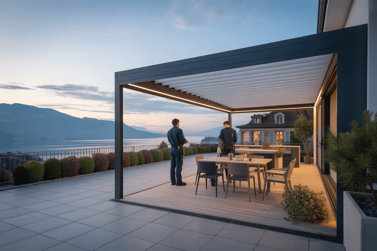 Entreprise pose store extérieur Vaud : 5 critères pour choisir le bon professionnel